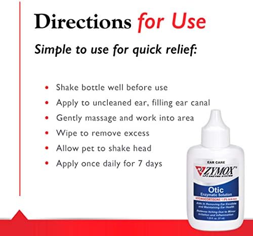 Zymox Otic Solution for Ear Infections in Pets, 1.25oz - Image 6