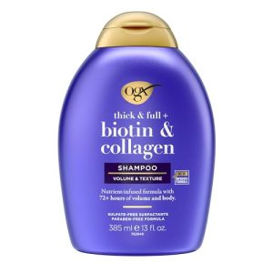 OGX Biotin & Collagen Volumizing Shampoo, 13 fl. oz, Sulfate-Free, 72+ Hours Volume