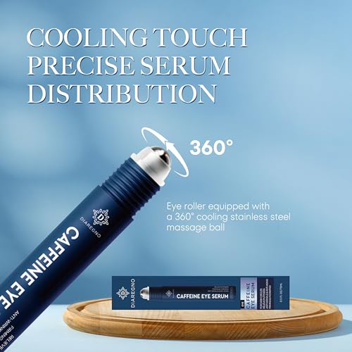 Cooling Caffeine Eye Roller Serum for Dark Circles and Puffiness, 0.5 fl oz - Image 5