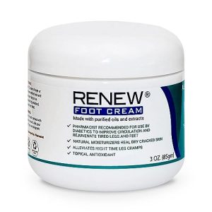 KPW Laboratories All-Natural Diabetic Foot Cream for Dry Cracked Heels and Circulation