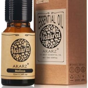 AKARZ Organic Melissa Essential Oil for Skin & DIY 10ml