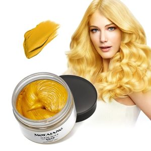 Gold Temporary Hair Color Wax - 4.23 oz Instant Pomade for Parties & Cosplay