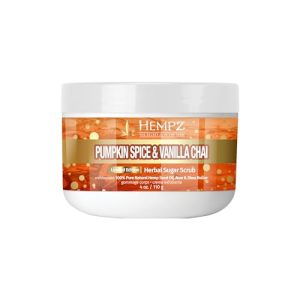 Hempz Limited Edition Pumpkin Spice Vanilla Chai 4 oz Sugar Body Scrub