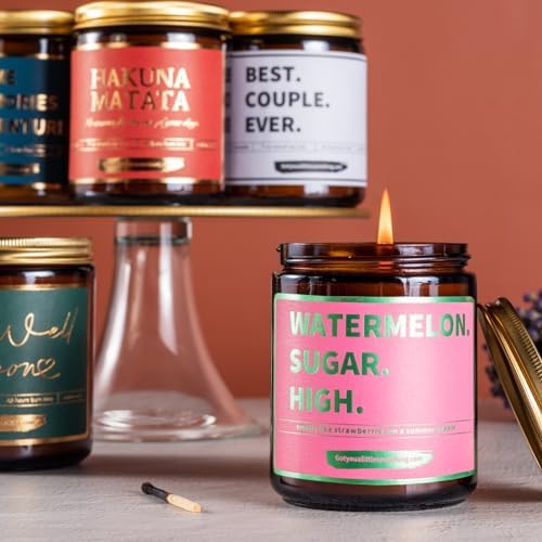 Watermelon Sugar High Soy Candle - 9oz Harry Styles Gift for Fans - Image 3