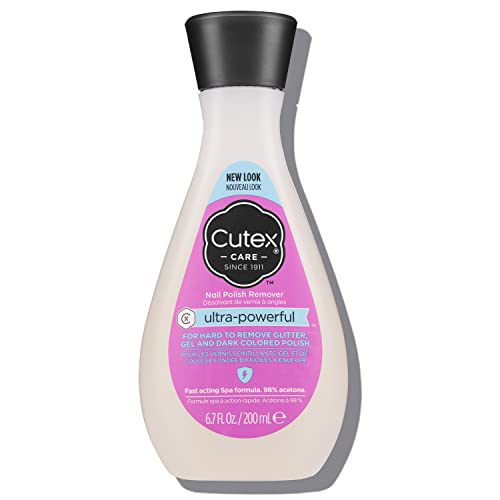 Cutex Ultra-Powerful Gel Nail Polish Remover 6.76 Fl Oz Paraben Free