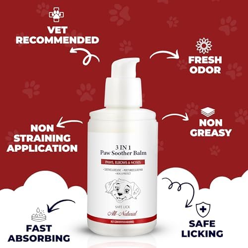 Dog Paw Pad Balm - 3-in-1 Moisturizer & Lick Safe Cream for Paws, Nose, Elbows - 3.5 Oz - Image 6