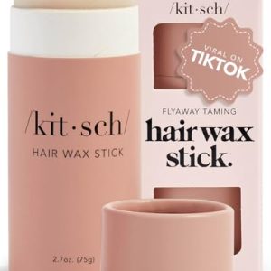 Kitsch Hair Wax Stick - Anti-Frizz, No Residue, All-Day Hold for Flyaways