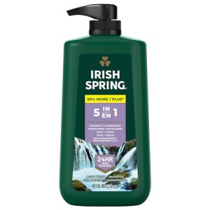 Irish Spring 5-in-1 Men's Body Wash 30 Oz Pump Fresh Scent