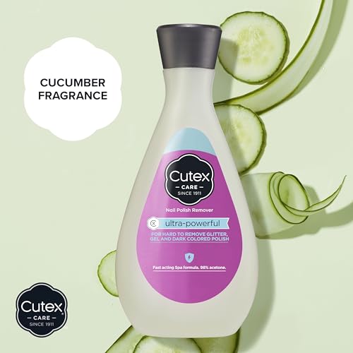 Cutex Ultra-Powerful Gel Nail Polish Remover 6.76 Fl Oz Paraben Free - Image 5