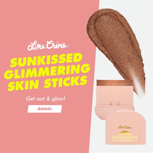 Lime Crime Bondi Highlighter Stick - Deep Bronze, Sheer & Buildable, Vegan - Image 2