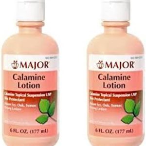 Calamine Drying Lotion 6oz (2 Pack) - Topical Skin Protectant