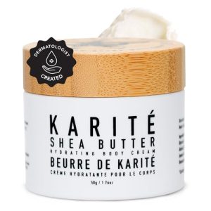 Karité Mini Shea Butter Body Cream | Hydrating, Dermatologist-Approved, 1.7fl oz