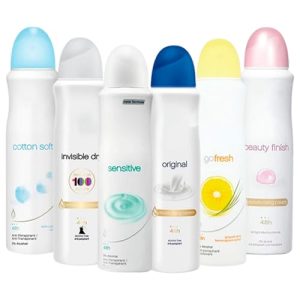 48 Hour Antiperspirant Deodorant Dry Spray Variety Pack 150ml 6 Count