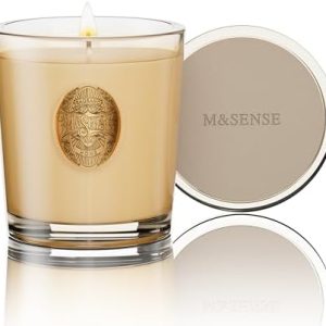 M&SENSE Cheer Champagne Soy Wax Candle ? 9.2 oz, 50 hrs