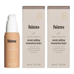 Hims Men's Moisturizer - Hydrating, Lightweight, Vegan, Ocean Scent - 2 Pack