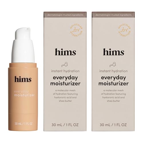 Hims Men's Moisturizer - Hydrating, Lightweight, Vegan, Ocean Scent - 2 Pack