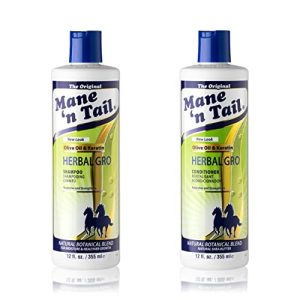 Mane ?n Tail Herbal Gro Shampoo & Conditioner, 12 oz Each