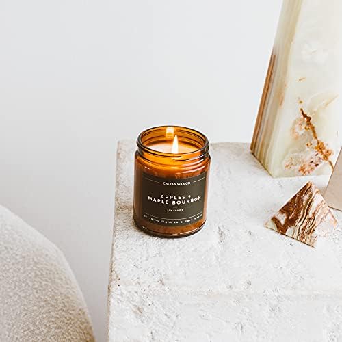 Calyan Wax Apples & Maple Bourbon Soy Candle, 7.2 oz, 57 Hour Burn - Image 7