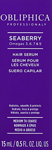 Obliphica Seaberry Leave-In Hair Serum for Medium/Coarse Hair - 0.5 Fl Oz - Image 2