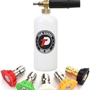 Tool Daily Foam Cannon, 1L, 1/4" Quick Connector, 5 Nozzle Tips