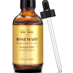 Rosemary Peppermint Oil for Hair Growth & Strengthening, 4 oz