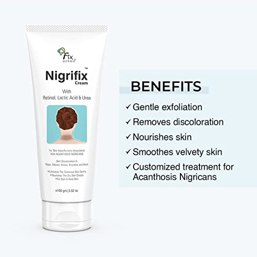 REB Nigrifix Acanthosis Nigricans Cream 100g Exfoliant for Hyperpigmentation Relief - Image 4