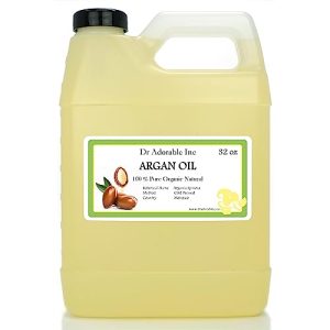 Dr Adorable 32 oz Organic Cold Pressed Argan Marrakesh Oil - 100% Pure