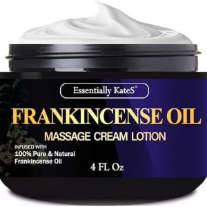 Frankincense Oil Massage Cream 4 Fl Oz - Relaxes Muscles & Nourishes Skin