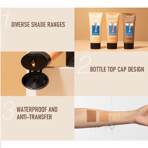Waterproof Leg Makeup Lotion, Bronze, 4 FL OZ - Image 4