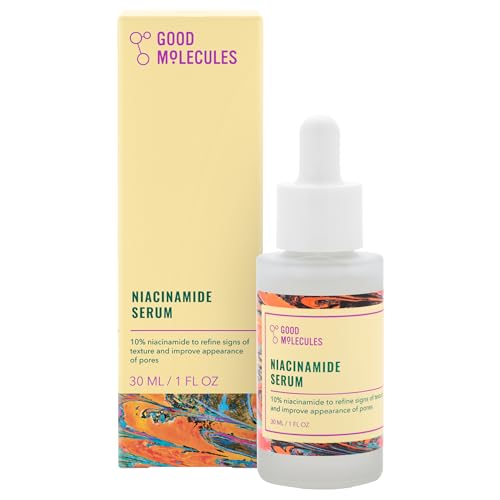 Good Molecules 10% Niacinamide Serum for Acne, Tone, Texture – Brightening & Hydrating