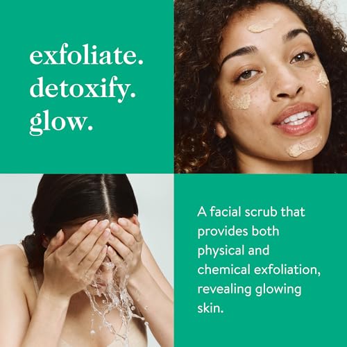 Good Clean Goop Fruit Facial Exfoliating Scrub with AHA & Grape Seed, 2 fl oz - Image 2