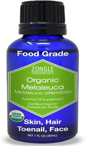 Zongle Therapeutics 100% Pure Organic Tea Tree Oil, 1 OZ