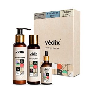 Vedi.x Ayurvedic Hair Fall Control Kit for Normal/Oily Hair - 3 Pack