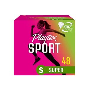 Playtex Sport Tampons, Super Absorbency, Fragrance-Free, 48 Count