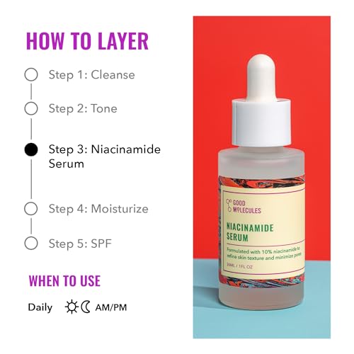 Good Molecules 10% Niacinamide Serum for Acne, Tone, Texture – Brightening & Hydrating - Image 5
