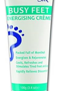 Clearzal Busy Feet Cooling Foot Cream with Menthol for Pain Relief, 3.4 oz