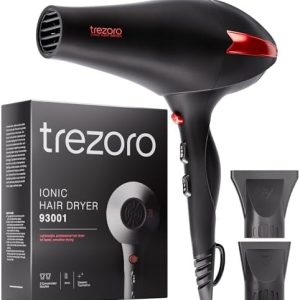 2200W Professional Ionic Hair Dryer - Lightweight, Travel-Friendly for All Hair Types