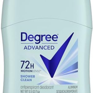 Degree Shower Clean MotionSense Antiperspirant Deodorant Stick 0.5 oz 3-Pack