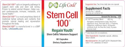 Life Code 100% Vegetarian Anti-Aging Stem Cell Supplement - Image 3