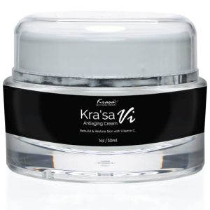 Kra'sa Vi Anti-Aging Cream with Vitamin C - Nourishing, Hydrating, Collagen Boosting