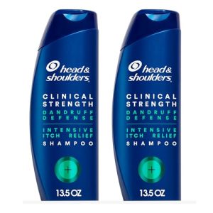 Head & Shoulders Clinical Strength Dandruff Shampoo, 2 Pack, 13.5 Fl Oz Each