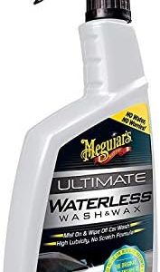Meguiar's Ultimate 26 Oz Scratch-Free Waterless Wash and Wax Car Detailing Solution