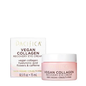 Pacifica Vegan Collagen Overnight Eye and Face Cream 15ml Hydrating Moisturizer