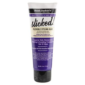 Aunt Jackie's Grapeseed Hair Styling Glue Flexible Hold 4 oz