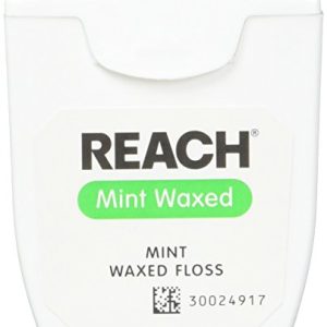 REACH Mint Waxed Dental Floss 55 Yards - Set of 3