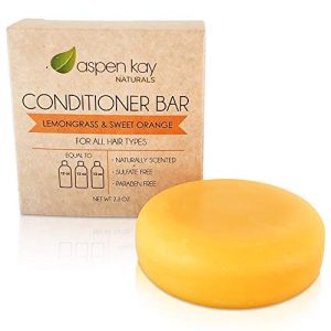 Aspen Kay Naturals Lemongrass Conditioner Bar, 2.3 oz - Vegan, Sulfate-Free, All Hair Types