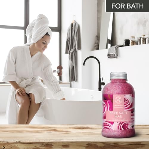 Rose Bath Salts 21.16 Oz ? Relaxing Aromatherapy Spa Soak - Image 4