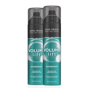 John Frieda Volume Lift Hairspray for Fine Hair, Color-Safe, 10 oz (Pack of 2)