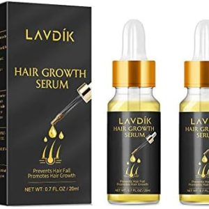 LAVDIK 2-Piece Ginger Hair Growth Serum for Anti-Hair Loss and Repair