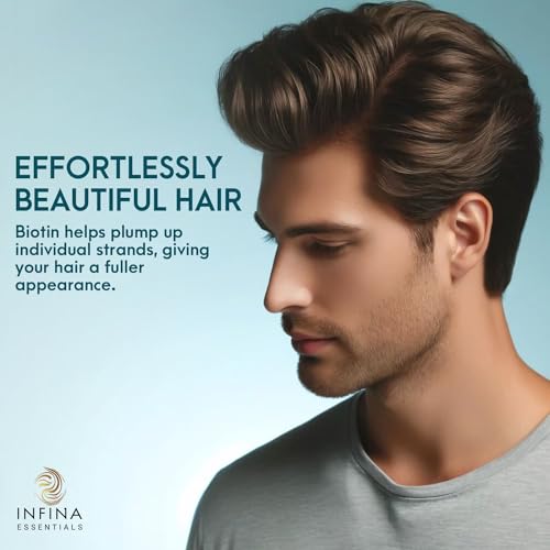 Biotin 2-in-1 Shampoo & Conditioner for Hair Thickening with Saw Palmetto, 16 oz - Image 7